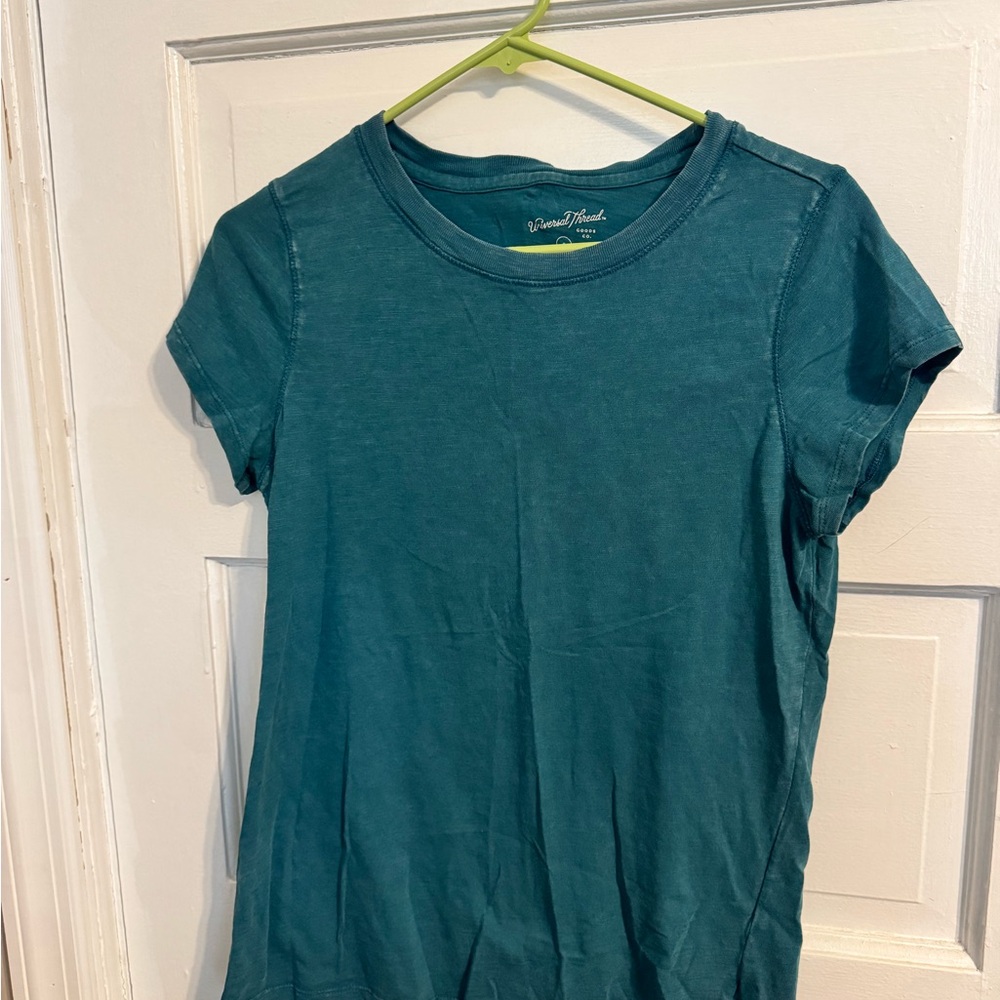 Fitted Blue Short Sleeve Tee